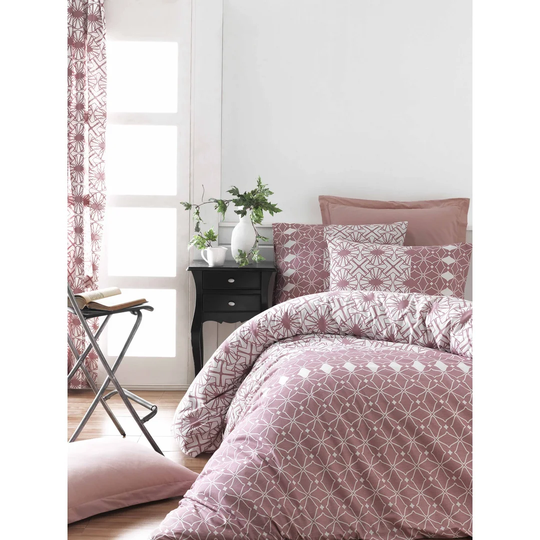 Karley Cotton Ranforce Single Duvet Cover Set