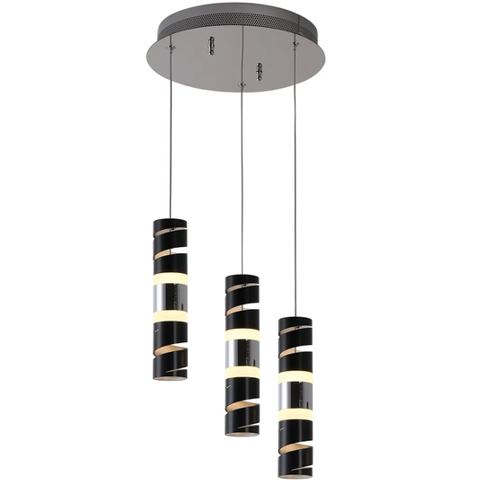 Pendant Light Fixtures Modern 3-Light Pendant Lighting Warm White 24W LED For Kitchen Island