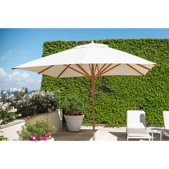 Yadira 2.6m Square Traditional Parasol