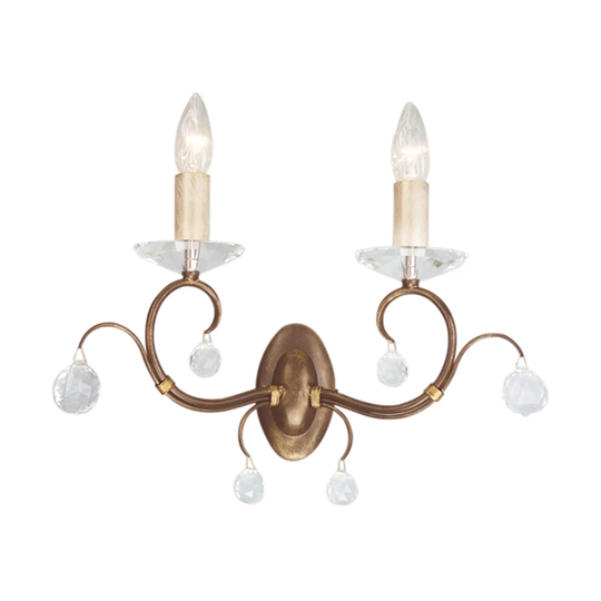 Ballymena 2-Light Candle Wall Light