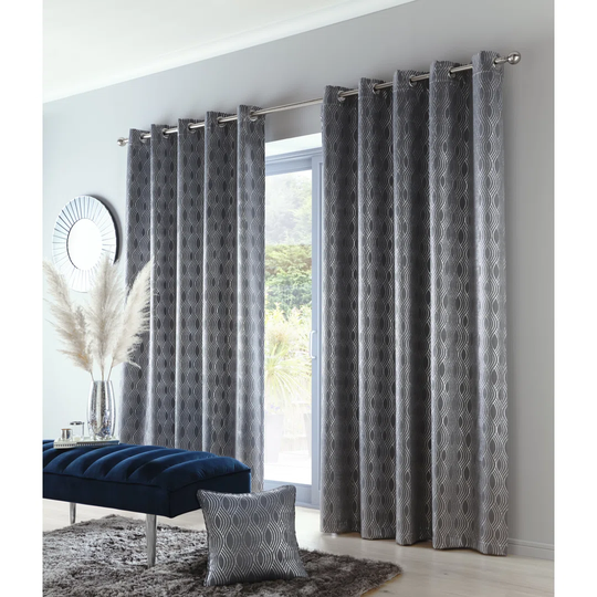 Spiller Broadway Eyelet Room Darkening Thermal Curtains