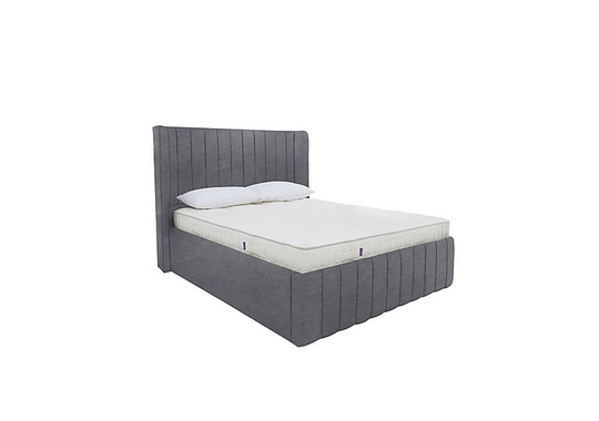 Eira Low Foot End Ottoman Bed Frame - King Size - Grey