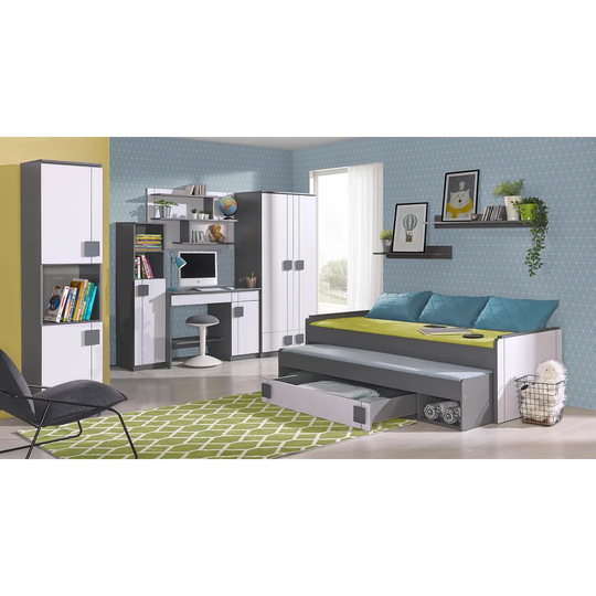 Troutville Bed with Shelves
