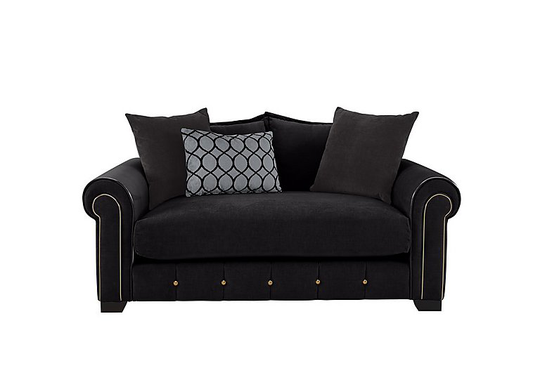 Alexander and James - Sumptuous 2 Seater Fabric Sofa - Grey