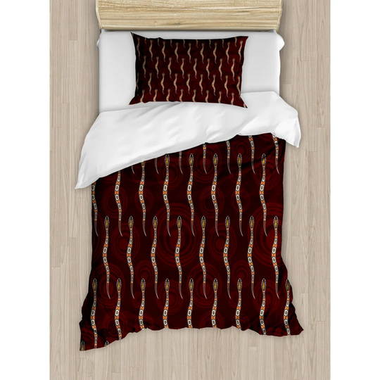 Saldana Multicolor 100% Brushed Microfibre Duvet Cover Set