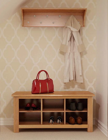 Hatcher Wood Storage Bench