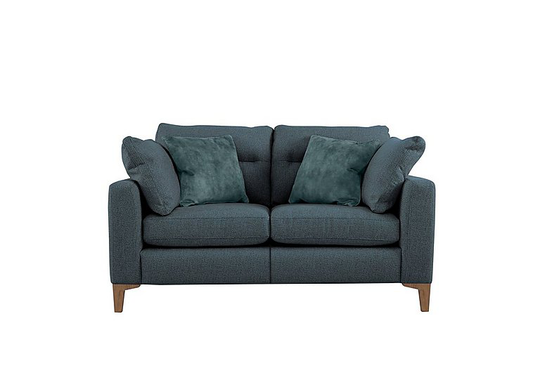 Uniqa 2 Seater Fabric Power Recliner Sofa - Teal