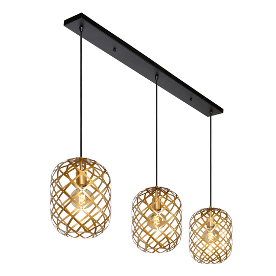 3 - Light Kitchen Island Linear Pendant