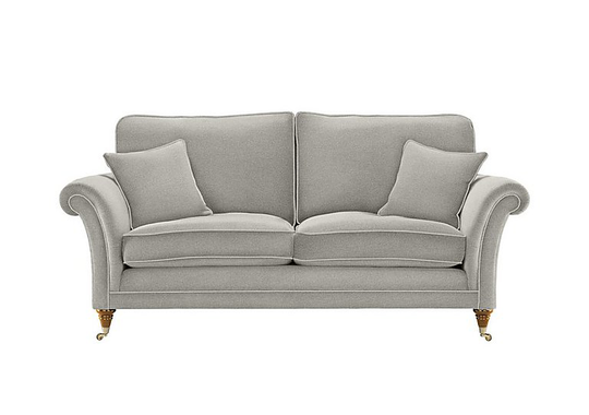 Parker Knoll - Burghley Large 2 Seater Fabric Sofa - Grey
