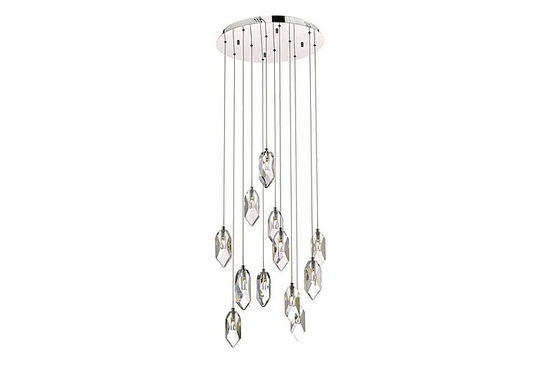 Crystal Cluster Pendant Ceiling Light