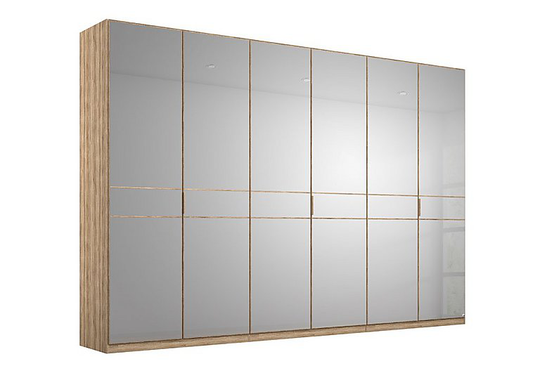 Rauch - Lando Hinged Mirror Wardrobe - 300-cm - Brown