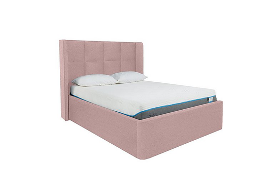 Shiva Ottoman Bed Frame - King Size - Pink