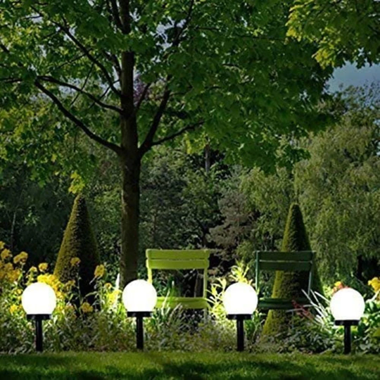 Black Solar Powered Integrated LED Glass Pathway Lights