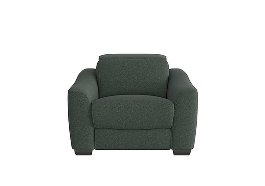 Xavier Fabric Recliner Chair with Power Headrests - Green