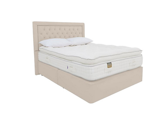 Harrison Spinks - Yorkshire 20,000 Pillow Top Divan Set - Super King - Cream