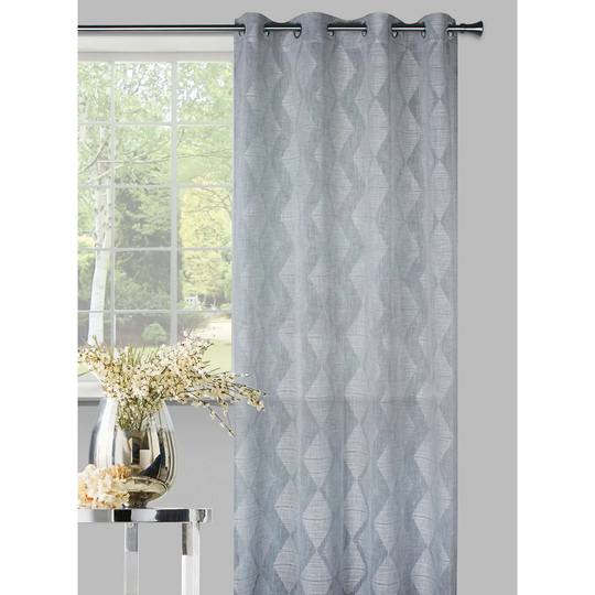 Tulane Eyelet Semi Sheer Single Curtain