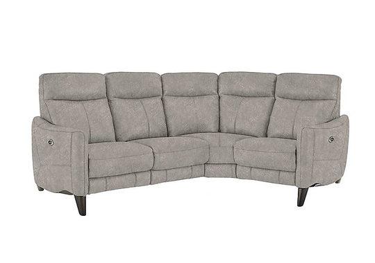 Compact Collection Petit Fabric Power Recliner Corner Sofa