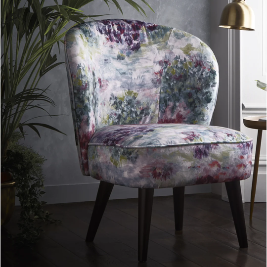 Ascot Fiore Slate/Amethyst Chair
