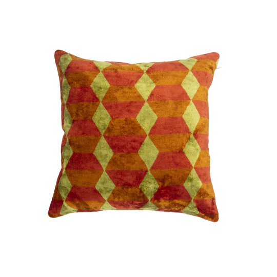 Gadot Ikat Square Scatter Cushion Pillow Cover