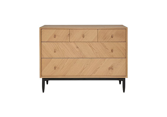 Ercol - Monza 5 Drawer Wide Chest Of Drawers