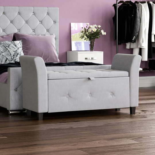 Charlotte Upholstered Storage Bench