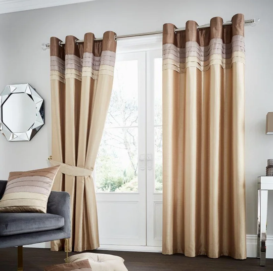 Geise Eyelet Room Darkening Curtains