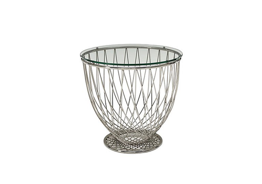 Spiro Lamp Table - Silver
