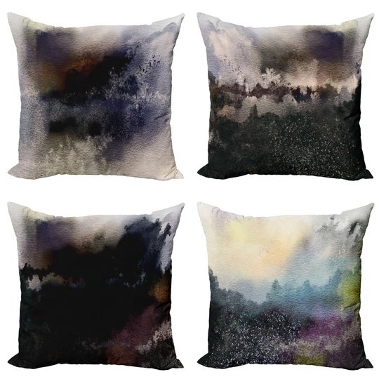 Diya Indoor/Outdoor Abstract Square Scatter Cushion Cover
