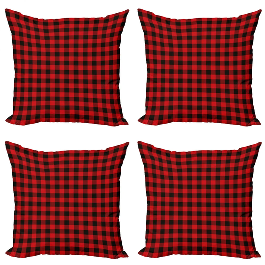 Hefley Indoor / Outdoor Checkered Scatter Cushion Cover