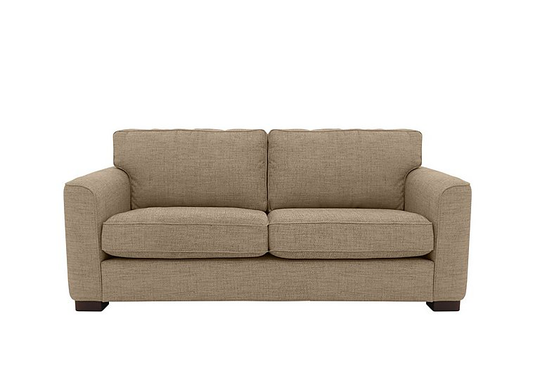 Elora 2.5 Seater Fabric Sofa - Brown