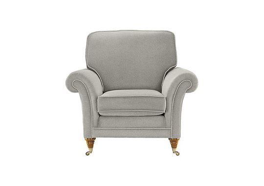 Parker Knoll - Burghley Fabric Armchair - Grey