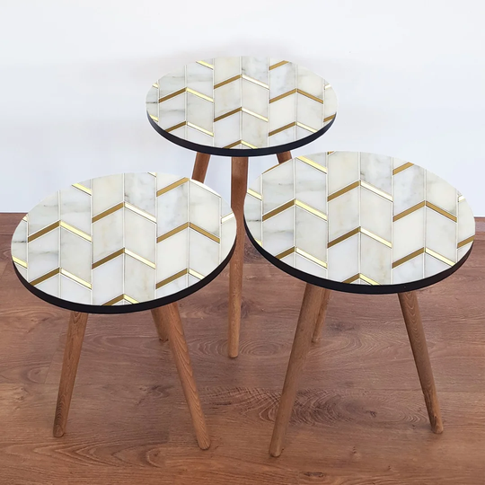 Armendariz 3 Piece Nest of Tables