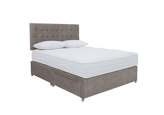Sleep Story - Ergo 1000 Divan Set - Super King - Grey