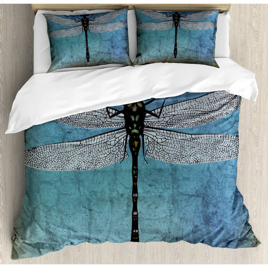 Boley Turquoise/Black Microfiber 350 TC Modern & Contemporary Duvet Cover Set