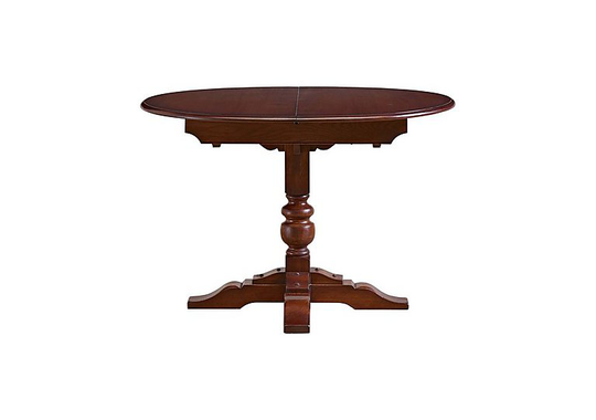 Old Charm Aldeburgh Oval Extending Dining Table - Brown