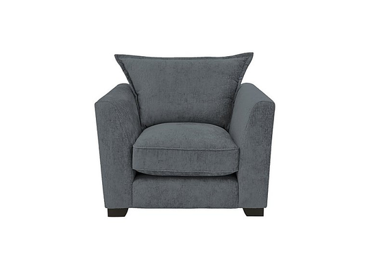 Boutique Lavish Fabric Armchair - Grey