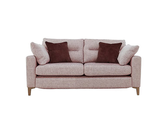 Uniqa 2 Seater Fabric Sofa - Red