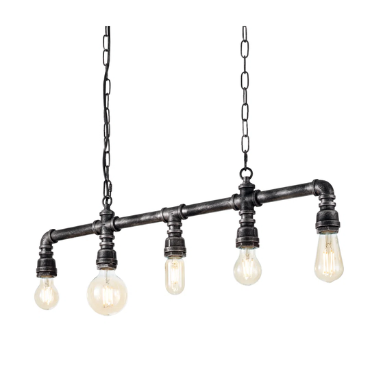 Shalton 5 - Light Kitchen Island Bulb Pendant