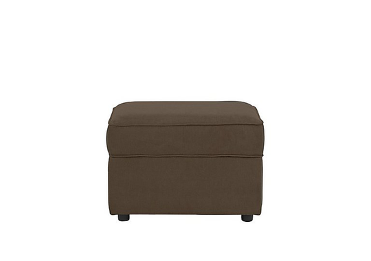 Legend Fabric Storage Footstool - Brown