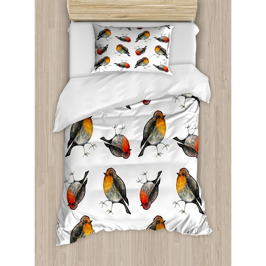 Shaffer Multicolour 100% Brushed Microfibre Duvet Cover Set