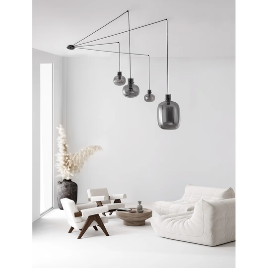 Aldwell 4 - Light Sphere Modern Linear Pendant