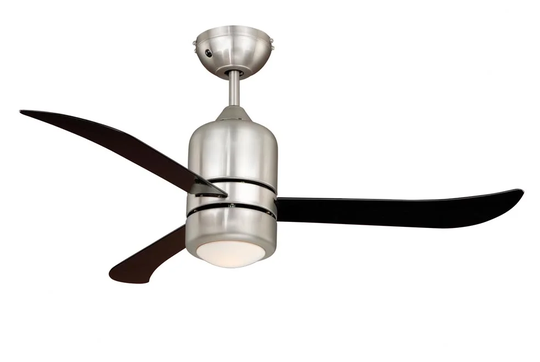 112Cm Loft 3 - Blade Ceiling Fan with Light Kit Included