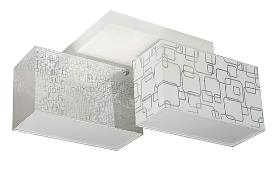 Seaton 2 Light 44cm Semi Flush Mount