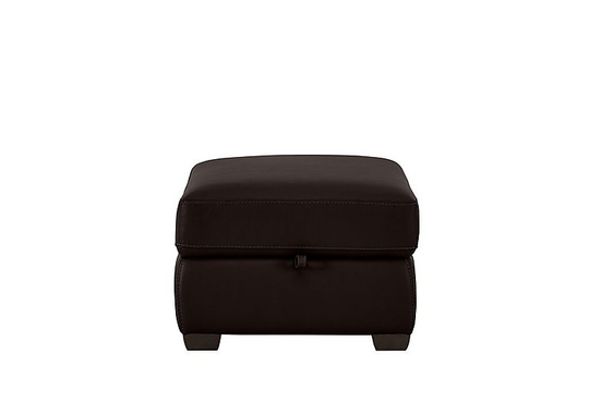 Chicago Leather Storage Stool- World of Leather
