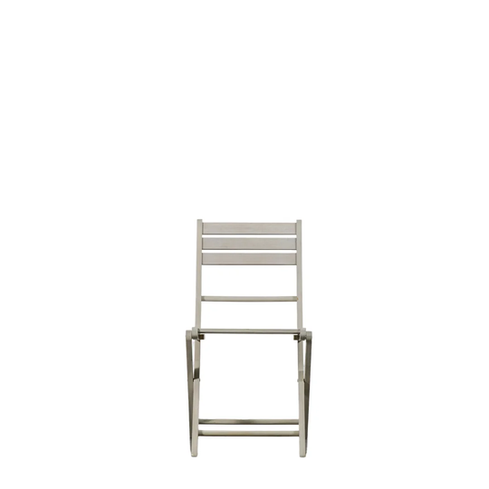 Fontinella Folding Chair Whitewash (2Pk)