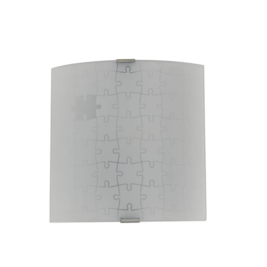 Camelo 1- Light White Flush Mounted Sconce