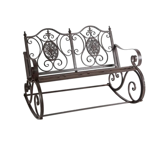 Wrought Iron Bench