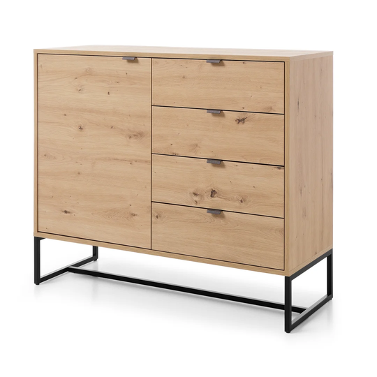 Lasseter 103Cm Wide 4 Drawer Sideboard