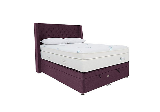 Sleepeezee - Geltouch Advanced 10000 End-Lift Ottoman Divan Set - Super King - Purple