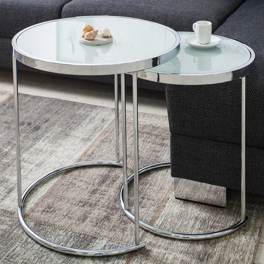 Ardentown 2 Piece Side Table Set in , White